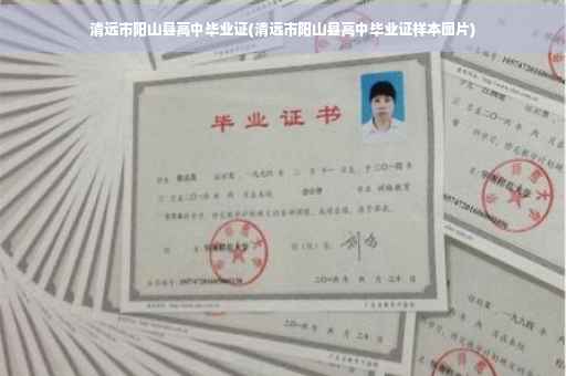 清远市阳山县高中毕业证(清远市阳山县高中毕业证样本图片)