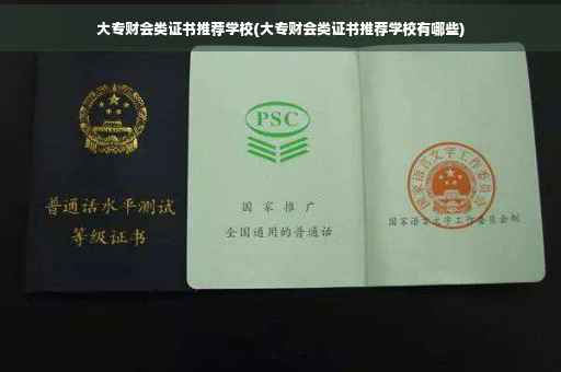 大专财会类证书推荐学校(大专财会类证书推荐学校有哪些)