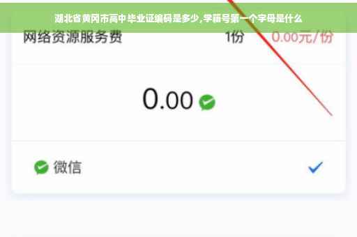 湖北省黄冈市高中毕业证编码是多少,学籍号第一个字母是什么