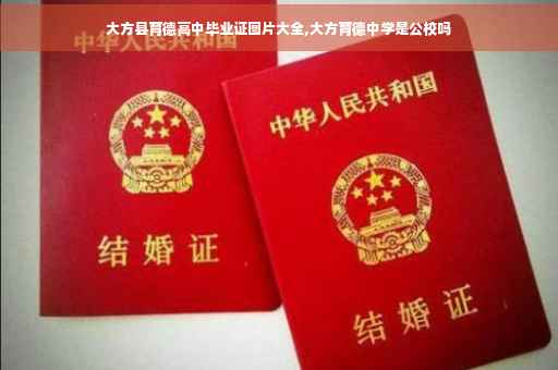 大方县育德高中毕业证图片大全,大方育德中学是公校吗