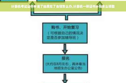 计算机考试证书申请了纸质忘了去领怎么办,计算机一级证书补贴怎么领取