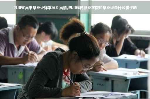 四川省高中毕业证样本图片高清,四川现代职业学院的毕业证是什么样子的