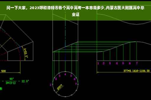 问一下大家，2023呼和浩特市各个高中高考一本率是多少,内蒙古民大附属高中毕业证