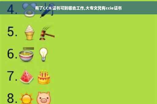 有了CCIE证书可到哪去工作,大专文凭有ccie证书