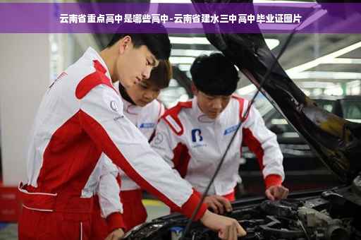 云南省重点高中是哪些高中-云南省建水三中高中毕业证图片