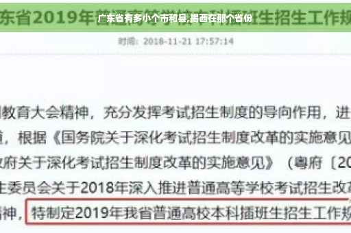 广东省有多小个市和县,揭西在那个省份