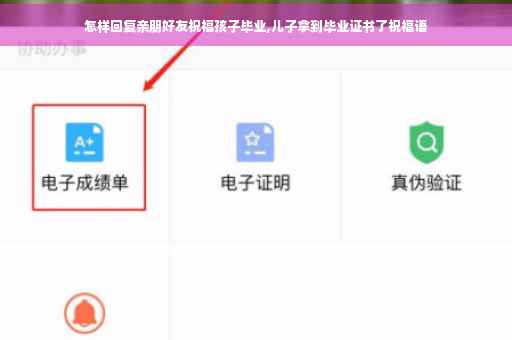 怎样回复亲朋好友祝福孩子毕业,儿子拿到毕业证书了祝福语