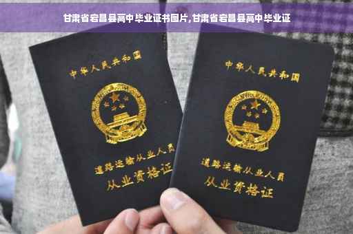 甘肃省宕昌县高中毕业证书图片,甘肃省宕昌县高中毕业证