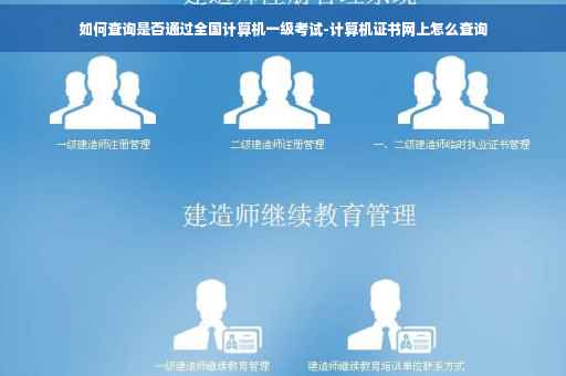 如何查询是否通过全国计算机一级考试-计算机证书网上怎么查询