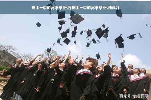 眉山一中的高中毕业证(眉山一中的高中毕业证图片)