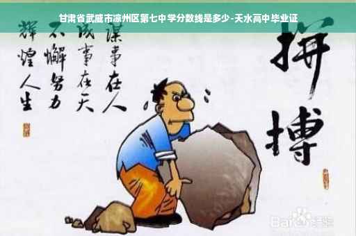 甘肃省武威市凉州区第七中学分数线是多少-天水高中毕业证