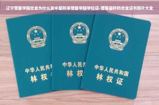 辽宁警察学院毕业为什么发中国刑事警察学院学位证-警察最好的毕业证书图片大全