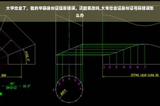 大学毕业了，我的学籍身份证信息错误。还能更改吗,大专毕业证身份证号码错误怎么办