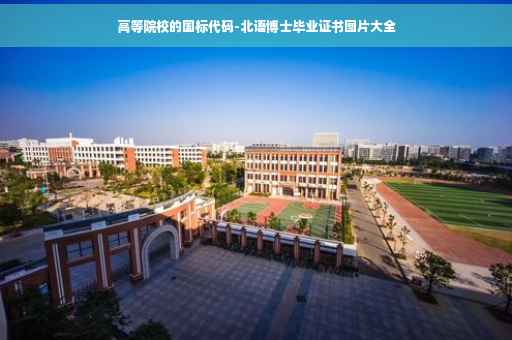 高等院校的国标代码-北语博士毕业证书图片大全