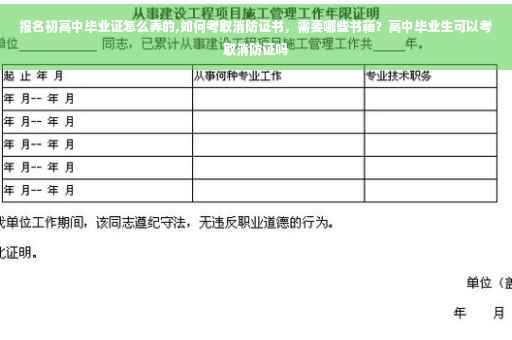 报名初高中毕业证怎么弄的,如何考取消防证书，需要哪些书籍？高中毕业生可以考取消防证吗