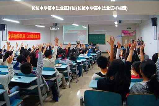 长坡中学高中毕业证样板(长坡中学高中毕业证样板图)