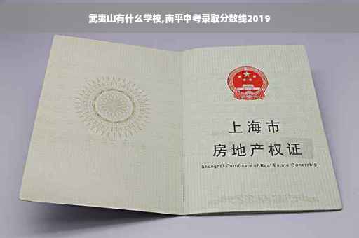 武夷山有什么学校,南平中考录取分数线2019