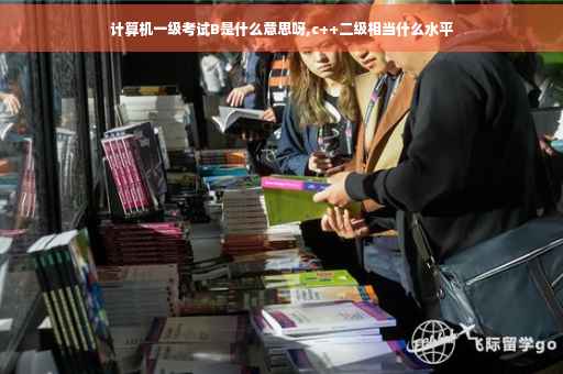 计算机一级考试B是什么意思呀,c++二级相当什么水平