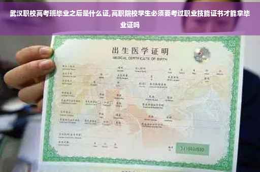 武汉职校高考班毕业之后是什么证,高职院校学生必须要考过职业技能证书才能拿毕业证吗
