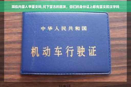 现在内蒙人学蒙文吗,问下蒙古的朋友,你们的身份证上都有蒙文和汉字吗 现在内蒙人学蒙文吗,问下蒙古的朋友,你们的身份证上都有蒙文和汉字吗
