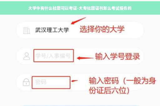 大学中有什么社团可以考证-大专社团证书怎么考试报名的