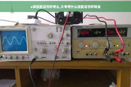 e级技能证书好考么,大专考什么技能证书好就业
