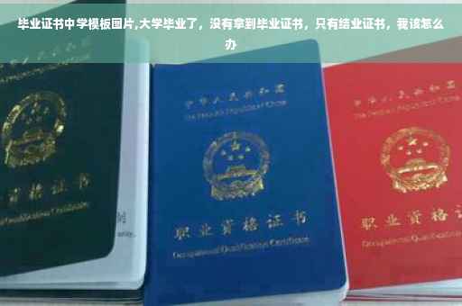毕业证书中学模板图片,大学毕业了，没有拿到毕业证书，只有结业证书，我该怎么办