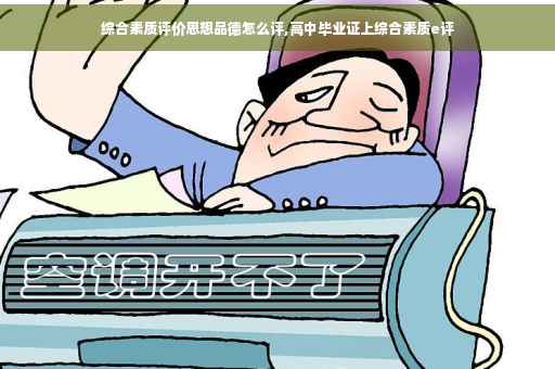 综合素质评价思想品德怎么评,高中毕业证上综合素质e评
