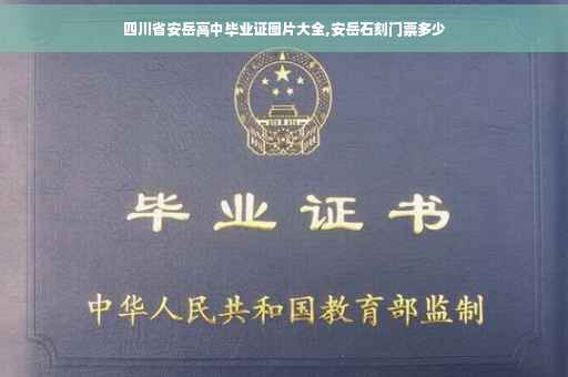 四川省安岳高中毕业证图片大全,安岳石刻门票多少