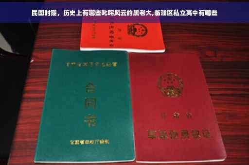 民国时期，历史上有哪些叱咤风云的黑老大,临淄区私立高中有哪些