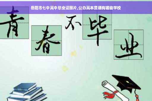 岳阳市七中高中毕业证图片,公办高本贯通有哪些学校