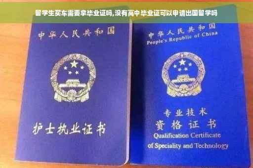 留学生买车需要拿毕业证吗,没有高中毕业证可以申请出国留学吗