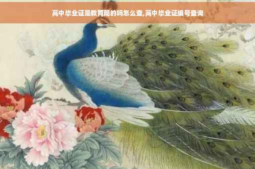 高中毕业证是教育局的吗怎么查,高中毕业证编号查询