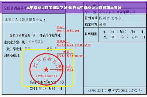 高中毕业可以出国留学吗-国外高中毕业证可以参加高考吗