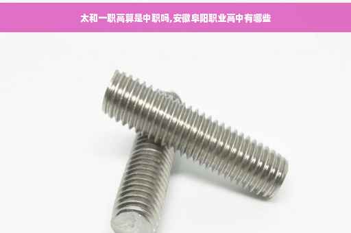 太和一职高算是中职吗,安徽阜阳职业高中有哪些