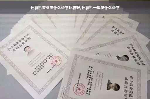 计算机专业学什么证书比较好,计算机一级发什么证书