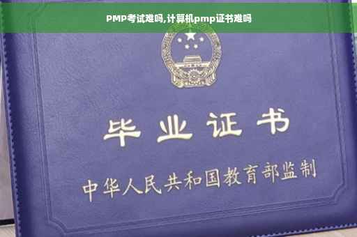 PMP考试难吗,计算机pmp证书难吗