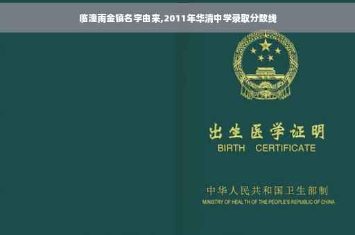 临潼雨金镇名字由来,2011年华清中学录取分数线