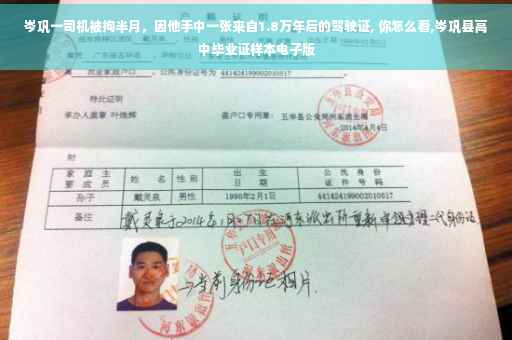 岑巩一司机被拘半月，因他手中一张来自1.8万年后的驾驶证, 你怎么看,岑巩县高中毕业证样本电子版