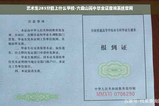 艺术生285分能上什么学校-六盘山高中毕业证查询系统官网