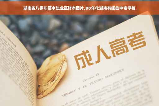 湖南省八零年高中毕业证样本图片,80年代湖南有哪些中专学校