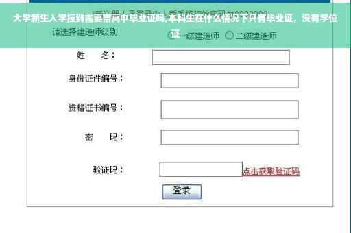 大学新生入学报到需要带高中毕业证吗,本科生在什么情况下只有毕业证,没有学位证 大学新生入学报到需要带高中毕业证吗,本科生在什么情况下只有毕业证,没有学位证