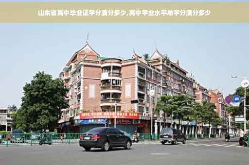 山东省高中毕业证学分满分多少,高中学业水平总学分满分多少
