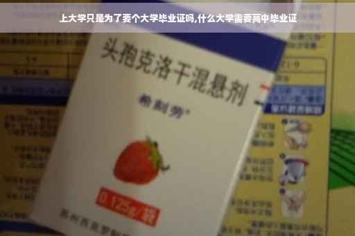 上大学只是为了要个大学毕业证吗,什么大学需要高中毕业证