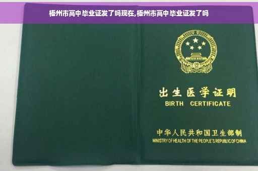 梧州市高中毕业证发了吗现在,梧州市高中毕业证发了吗
