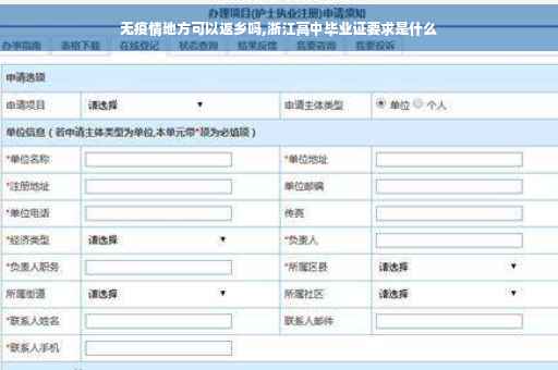 无疫情地方可以返乡吗,浙江高中毕业证要求是什么