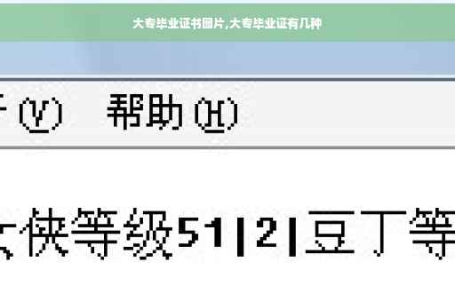 大专毕业证书图片,大专毕业证有几种