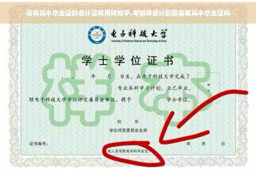 没有高中毕业证的会计证有用吗知乎,考初级会计职称需要高中毕业证吗 没有高中毕业证的会计证有用吗知乎,考初级会计职称需要高中毕业证吗