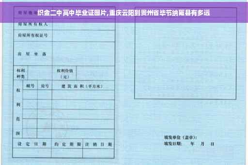 织金二中高中毕业证图片,重庆云阳到贵州省毕节纳雍县有多远