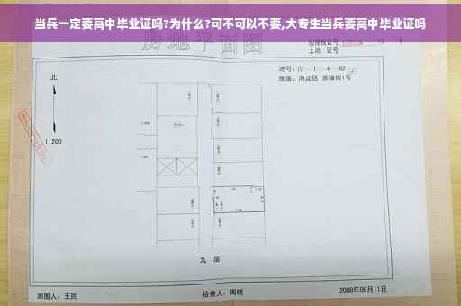当兵一定要高中毕业证吗?为什么?可不可以不要,大专生当兵要高中毕业证吗
